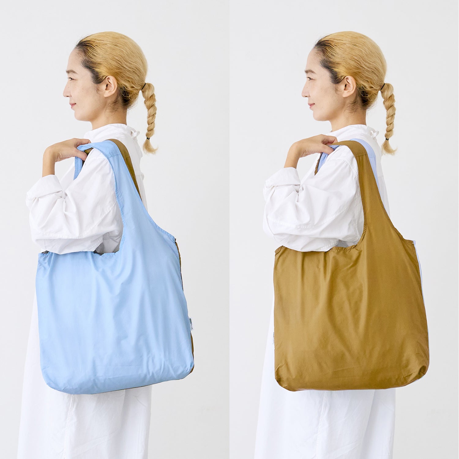 NANOPLUS STANDARD Bicolor 薄い軽い小さい丈夫なエコバッグ