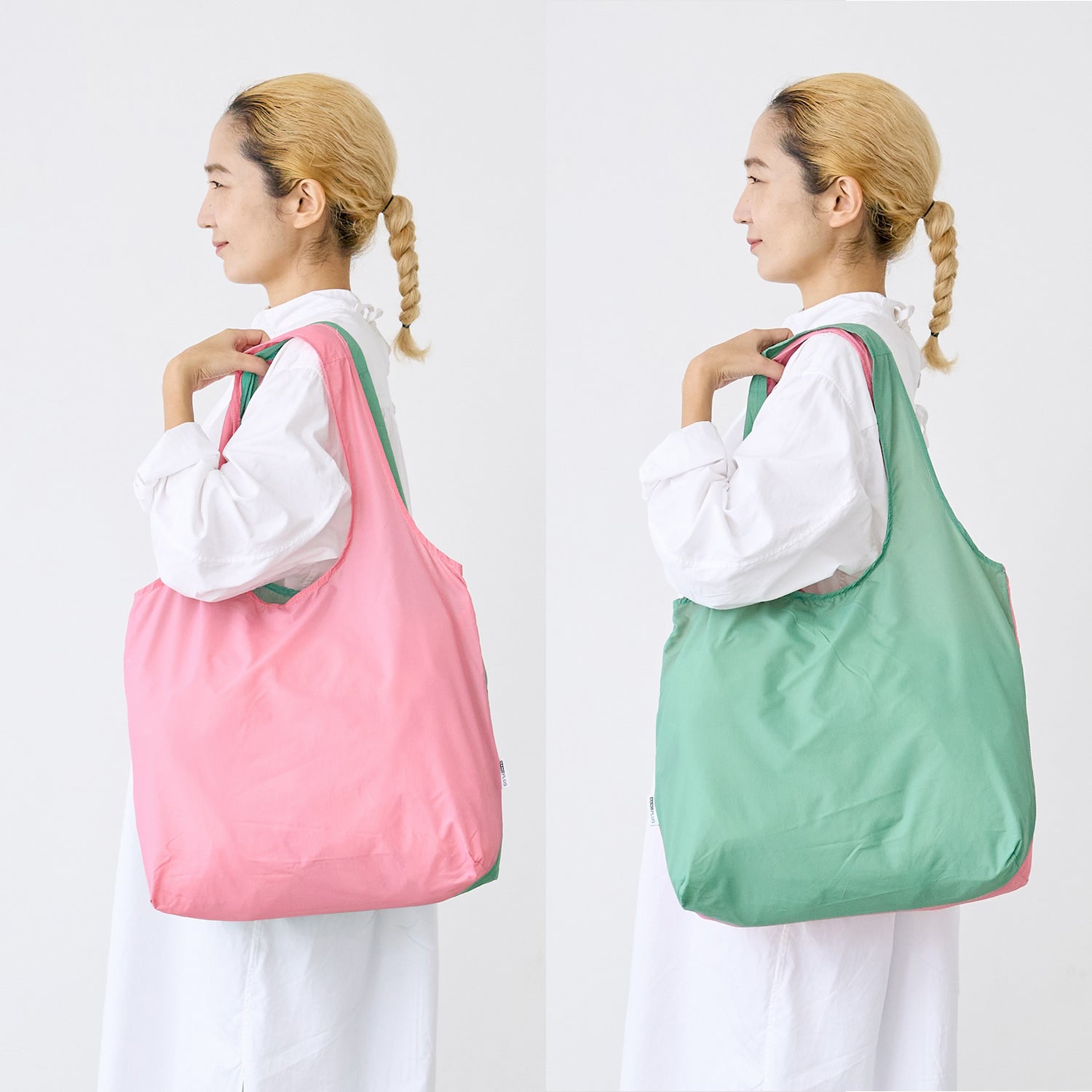 NANOPLUS STANDARD Bicolor 薄い軽い小さい丈夫なエコバッグ